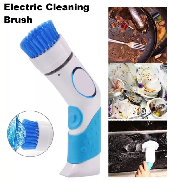 Electric Spin Scrubber Turbo Scrub Cleaning Brush Cordless Bathroom Cleaner Tool