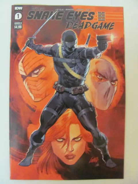 GI Joe Snake Eyes Deadgame #1 IDW 2020 Series Liefeld B Cover Variant 9.4 NM