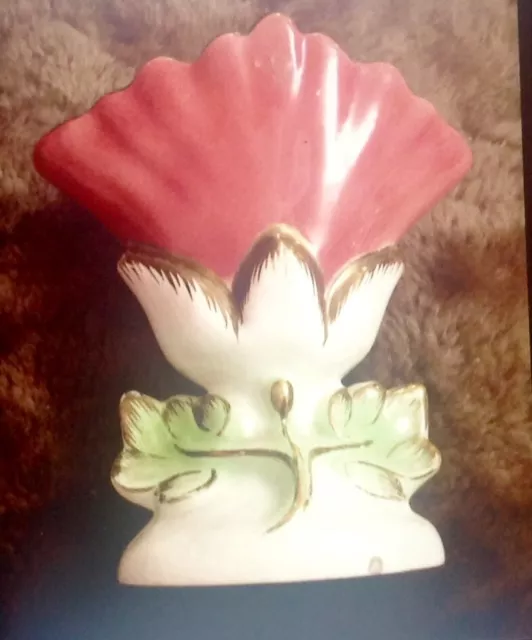 Jugendstil Vase Porzellan? 14 cm hoch D775,Ki13