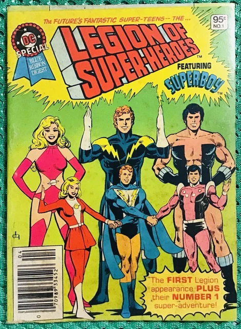 DC Special Blue Ribbon Digest #1 (1980) Legion Of Superheroes Reprints; VG+