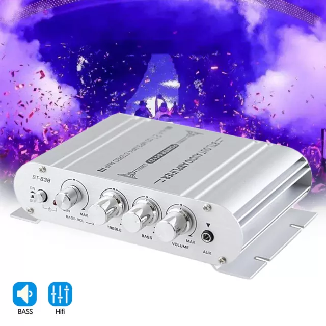 400W Hi-FI Mini Auto Stéréo Amplificateur de Puissance Mode Lecteur de Musique