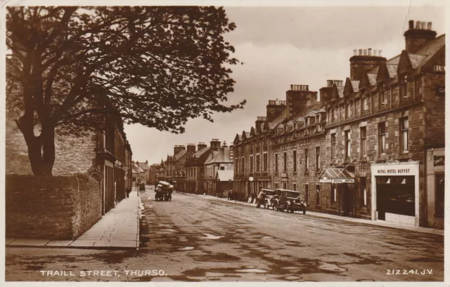 postcard thurso caithness rp postmarked 1934