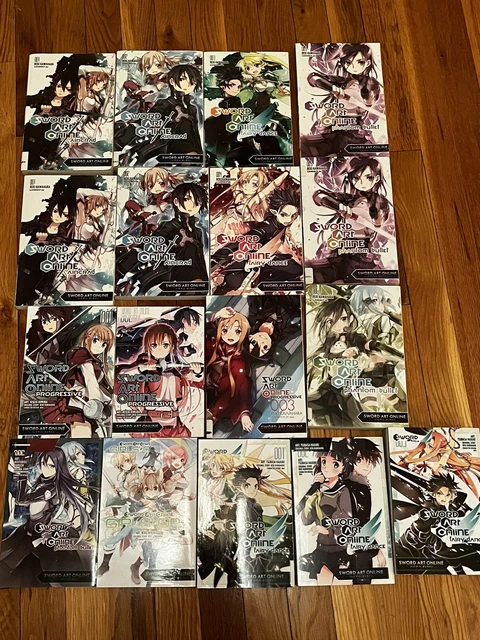 Sword Art Online Manga and Lightnovel Lot
