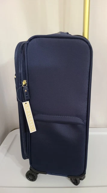 Samantha Brown Croco Detail 22" Spinner Luggage-Navy-NWT 3