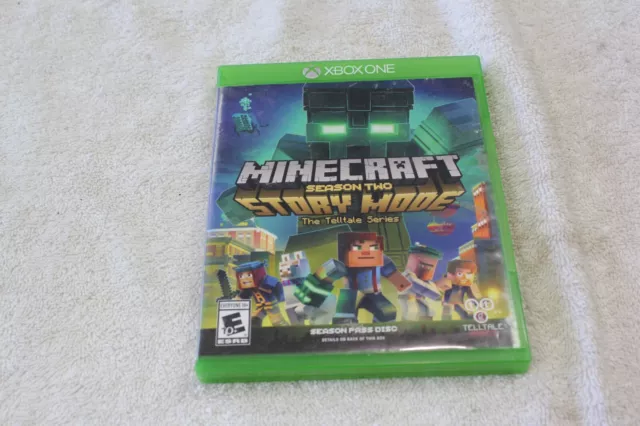 Minecraft: Story Mode Season Two 2 Season Pass Disc (Microsoft Xbox 360,  2017) 816563020146