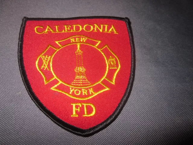 CALEDONIA New York FIRE DEPARTMENT FD PATCH