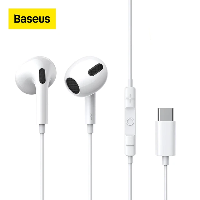 Écouteurs intra-auriculaires filaires Eerbud Type-C Casque avec micro pour...