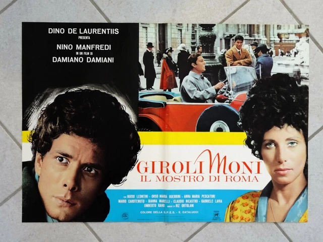 FOTOBUSTA ORIGINALE GIROLIMONI IL MOSTRO DI ROMA 1'Edi.1972 Nino ...