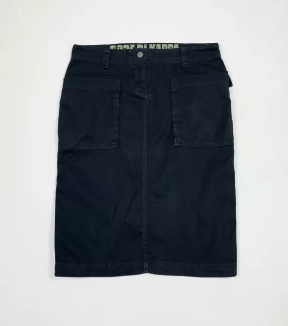 ROBE DI KAPPA gonna jeans usato minigonna W28 tg 42 blu skirt