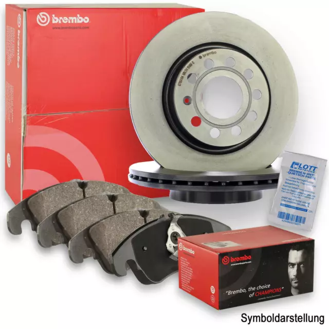 2x Brembo Bremscheibe Ø305mm + Beläge vorne passend für HYUNDAI i30 	KIA CEED