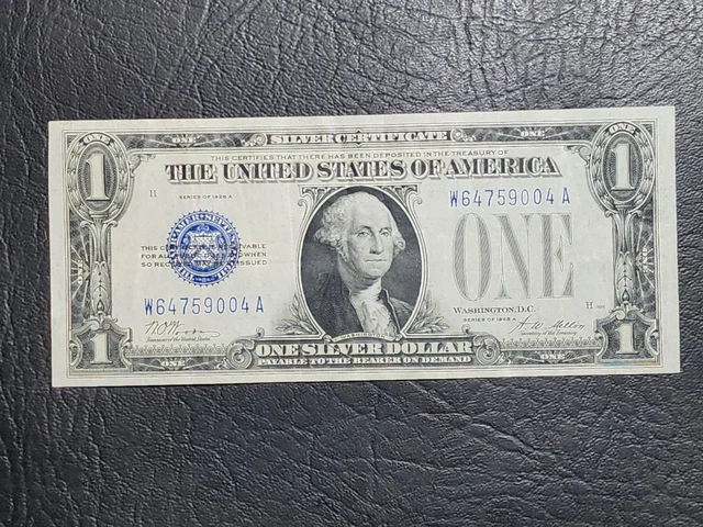 High Grade Series of 1928 A Funnyback Silver Certificate