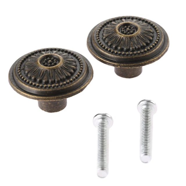 1x Vintage Antique Cabinet Knob Closet Drawer Dresser Door Cupboard Pull Handles