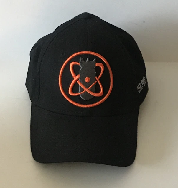 Call of Duty Hat Mens Black Ops II 2 Stretch Nuketown 2025 Black Orange Cap