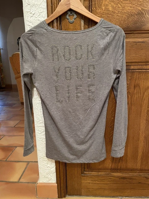 Tee-shirt manches longues Rock Bizzbee taille M - Neuf avec étiquette