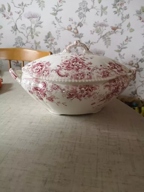 Ford And Sons Burslem Ontario Soup Tureen Vintage