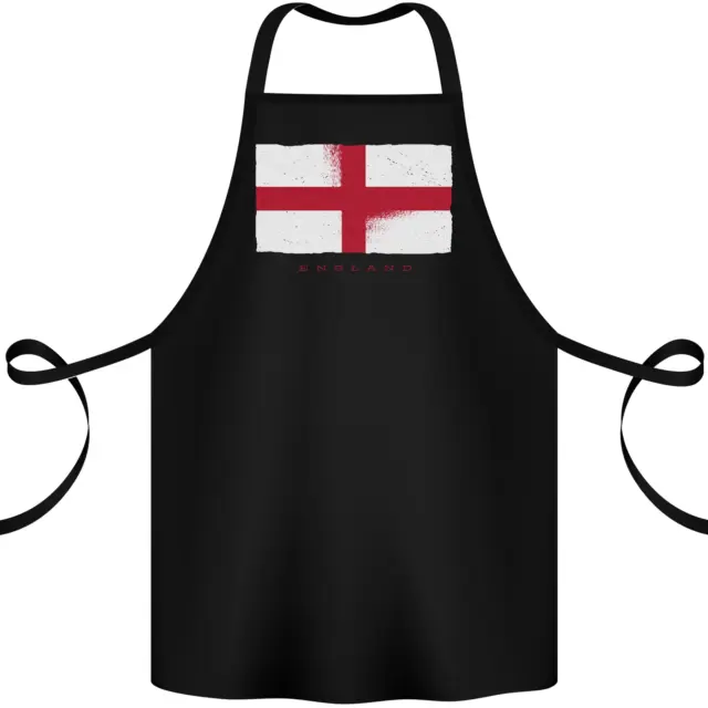 England Flag St Georges Day Rugby Football Cotton Apron 100% Organic