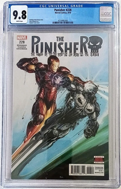 Punisher #228 | CGC 9.8 | War Machine | Armor Wars | Pair With 218 | Marvel 2018