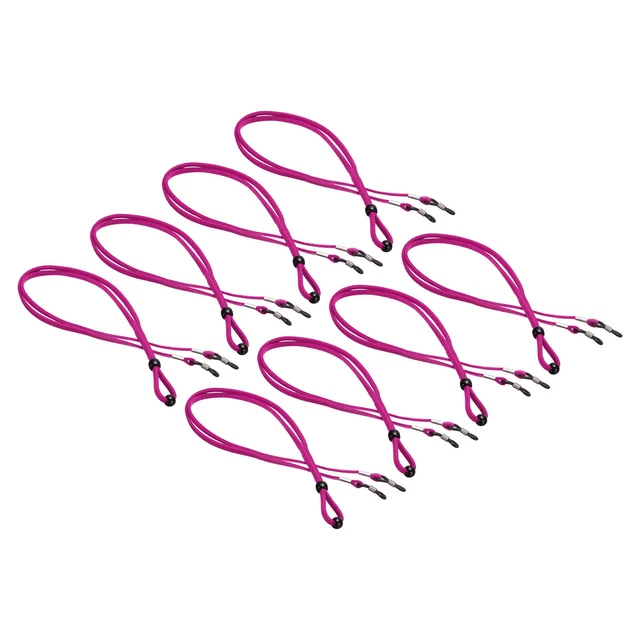 8 pz cinturino per occhiali da sole unisex regolabile supporto per occhiali rosso rosa