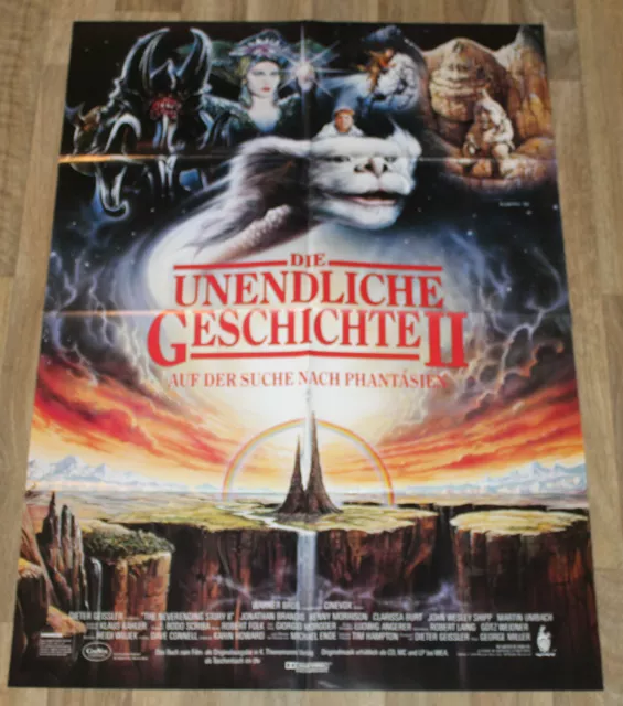 DIE UNENDLICHE GESCHICHTE II Org. Plakat A 1 -1990- Jonathan Brandis