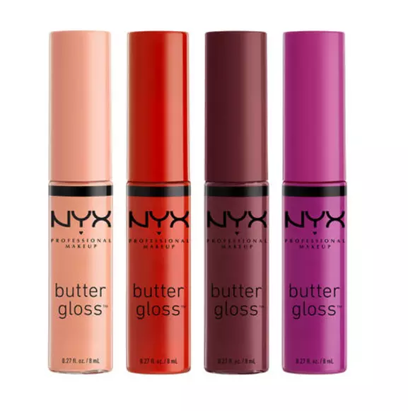 NYX - 1 x BUTTER GLOSS : lips soft, supple and kissable, lip makeup glossy
