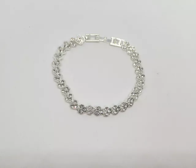 Bracciale tennis Trilogy argento da uomo o donna con zirconi idea regalo