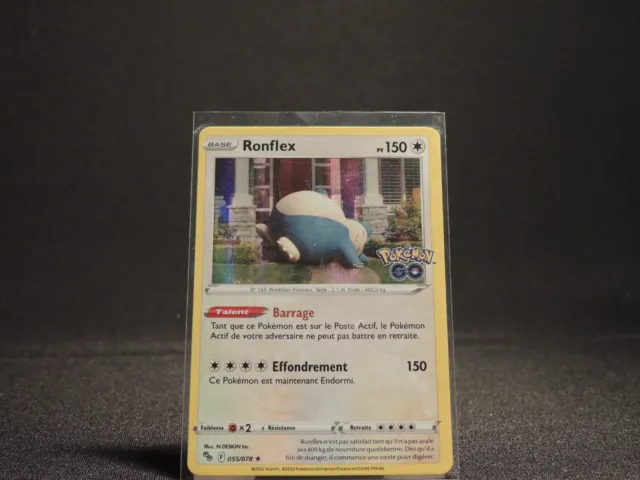 Pokemon Card GO Ronflex 055/078 HOLO RARE FR