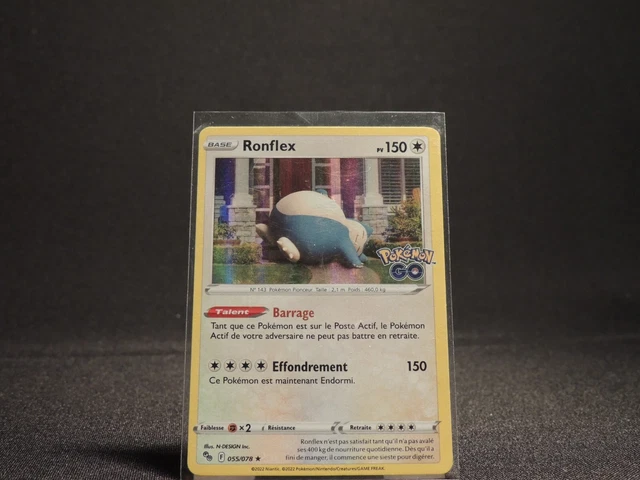 Pokemon Card GO Ronflex 055/078 HOLO RARE FR