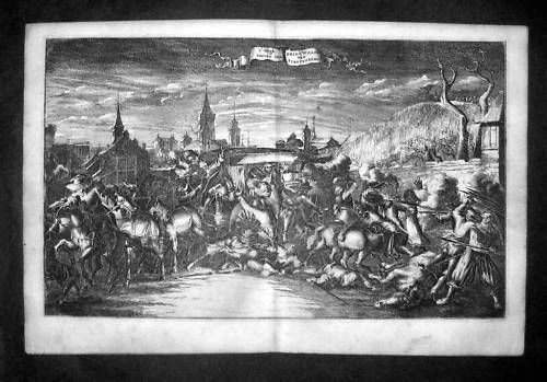 1675 - Colonia Hahnentor Nordrhein Westfalen Grabado