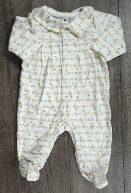 Baby Girl Boy Absorba 0-3 Month Quack Quack Duck Duck Footed Sleep N Play Outfit