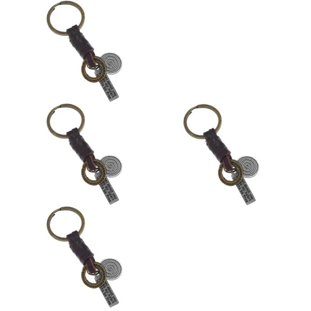 4pcs  Car Keychain Sac Hanging Key Ring Purse Key Chain Vintage Sac Vintage