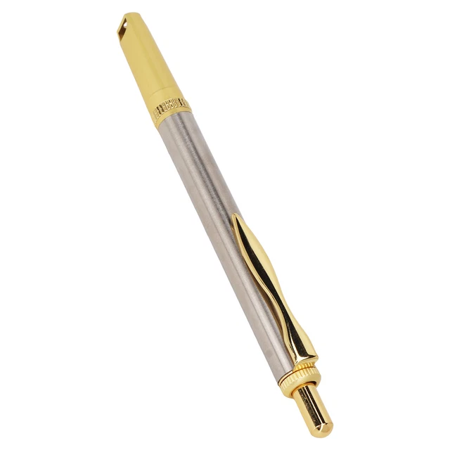 Pluma de muestreo de sangre dispositivo de lanzamiento de resorte ergonómico acero inoxidable para el hogar