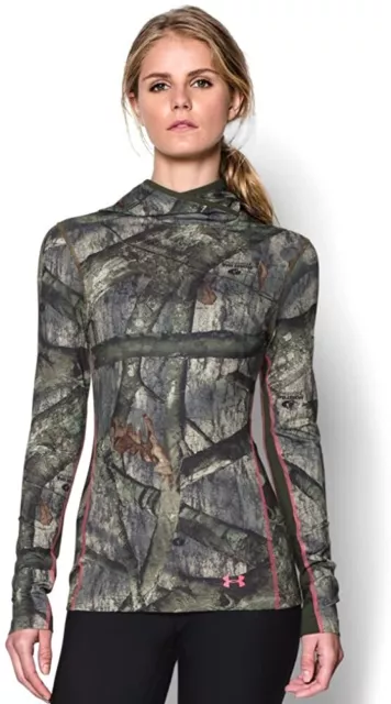 Under Armour Women's Camo Scent Control Hoodie-Mossy Oak Treestand - Medium