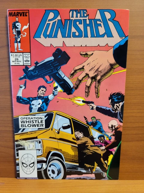 The Punisher #26 FN  Marvel Comics 1989  Operation: Whistleblower