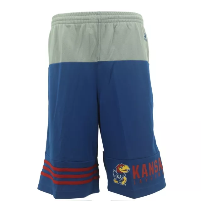 Kansas Jayhawks Kids Youth Size Official NCAA Adidas Official Shorts New