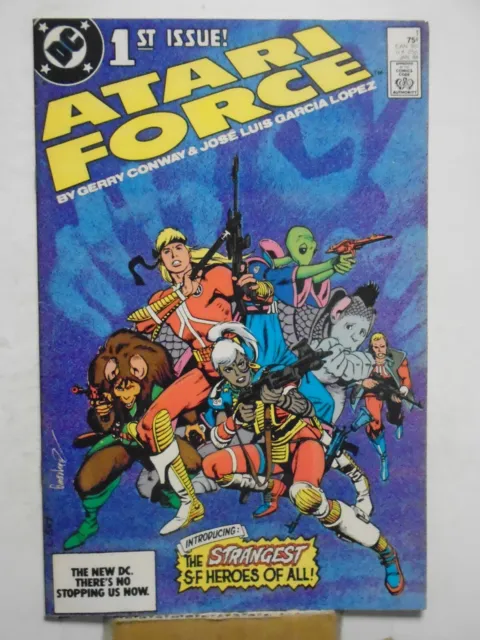 ATARI FORCE #1 (1984) Morphea; Pakrat; Dart; Babe; José Luis García-López, DC
