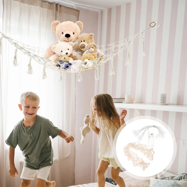 Organisateur De Jouets Enfants 2 Niveaux VEVOR – Avec Panier Métallique Et Coffre à Jouets – Blanc – Dimensions 84.6 X 30 X 82 Cm