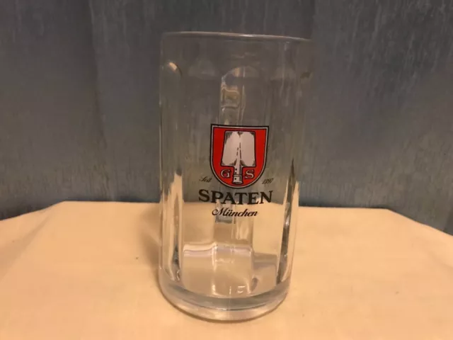 SPATEN MUNCHEN 0.5L Rastal Beer Glass Mug Stein Germany #91810J