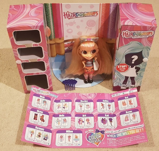 HAIRDORABLES DOLL SERIES 2 Kat Tastic colour reveal surprise box
