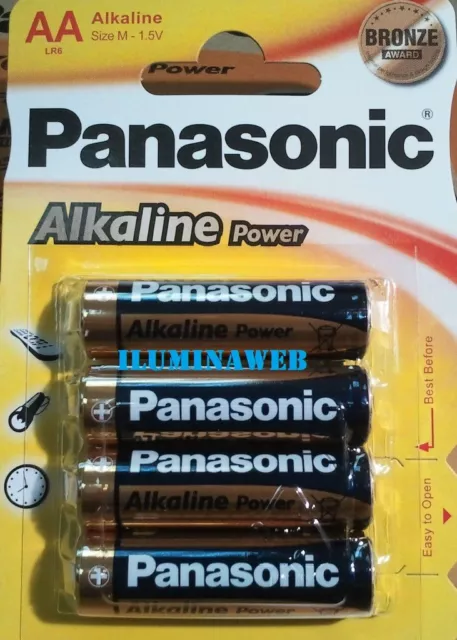 Pilas AA  Panasonic LR6 Pro Power, 4 uds