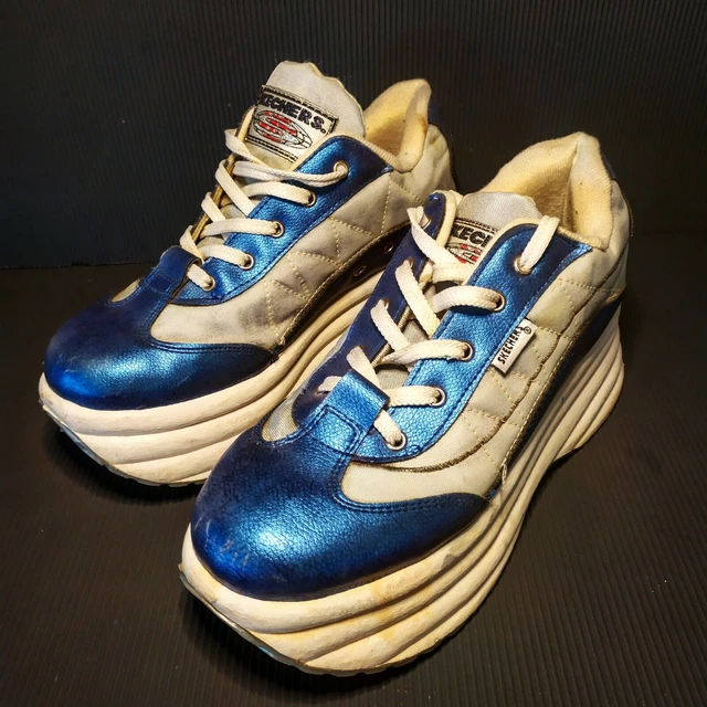 Blue Skechers Platform VINTAGE 90S SKECHERS Sneakers