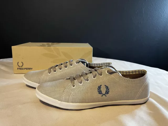 FRED PERRY MEN S Haydon Mid Leather Shoes Trainers B7468 102 Black 64.59 PicClick