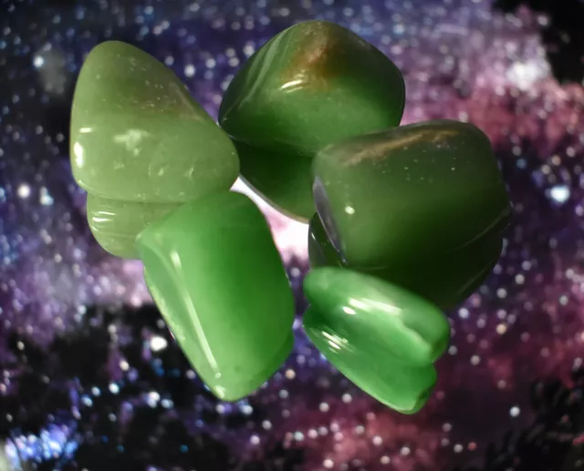 Reiki Charged PREMIUM Green Aventurine Adventurine Healing Crystal Tumble Stone