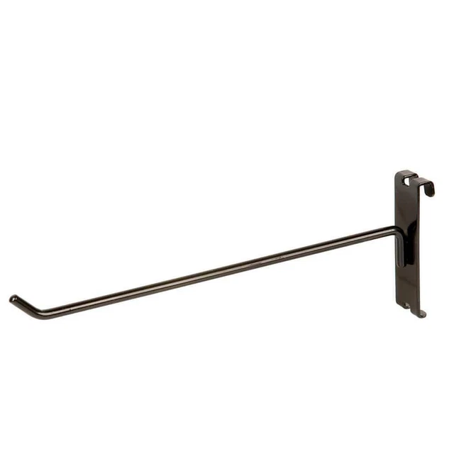 Econoco Slatwall Panel 3"Hx10"W Black Hook Gridwall Modern Pre-Assembled(96Pack)