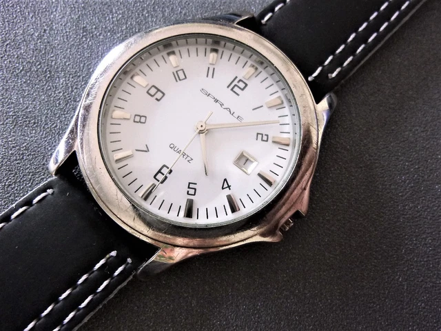 Montre Homme SHARP Shiojiri Vintage 1985 - Mouvement Quartz - Plaqué Or - Occasion