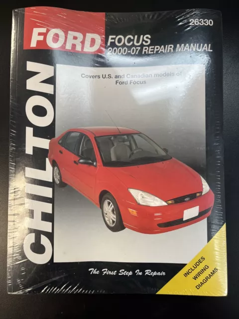 FORD Focus 2000-2007 Chilton's Total Car Care Repair Manual #26330 NEW SEALED 