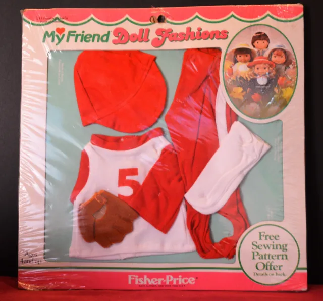 Fisher-Price My Friend Doll Fashion - Baseball Outfit #233 in Original Package