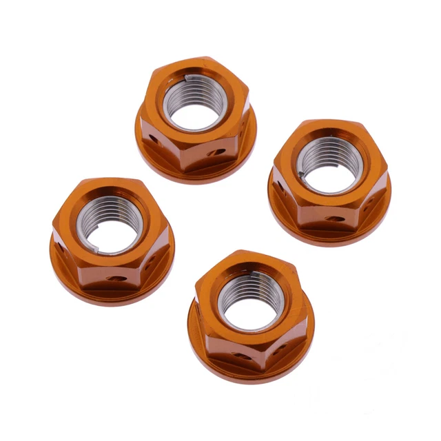 4 pezzi/set in alluminio per auto, camion, moto, bici, dadi, ruota