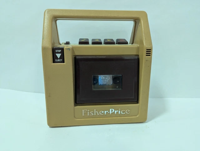 Rare millésime 1980 Fisher Price Lecteur/Enregistreur de