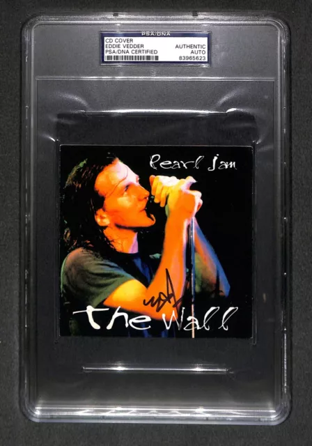 Eddie Vedder Pearl Jam CD Vintage 90s signature Signed Autographed PSA/DNA rare!