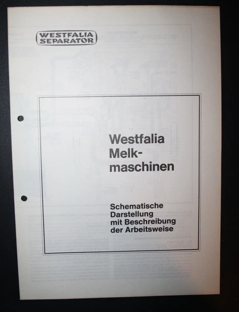 Anleitung - Landwirtschaft : Westfalia Melkmaschinen - Schematische Darstellung